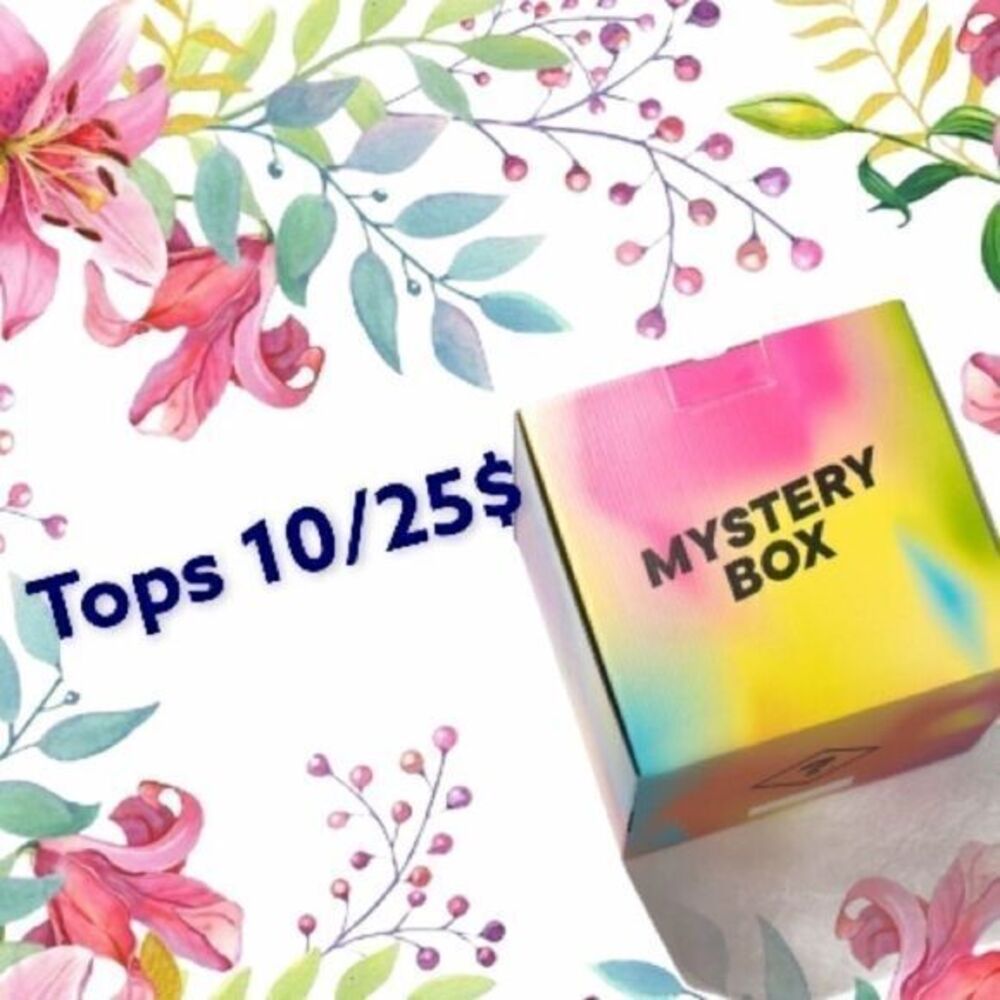 Tops Mystery Box 10pc/ 25$ all sizes